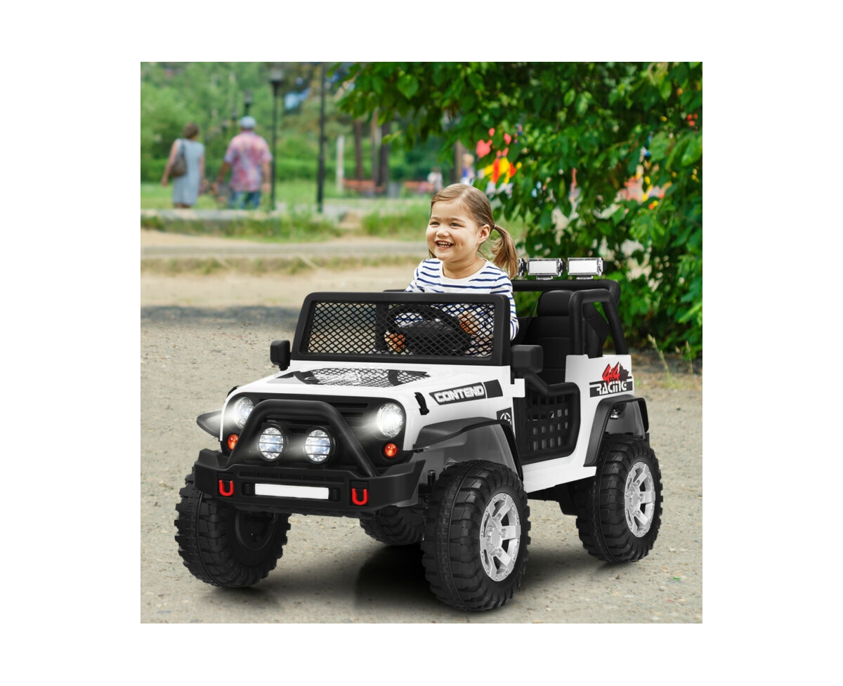 Sugift 12V Kids Electric Ride On Truck with Remote Control and Operation Lever