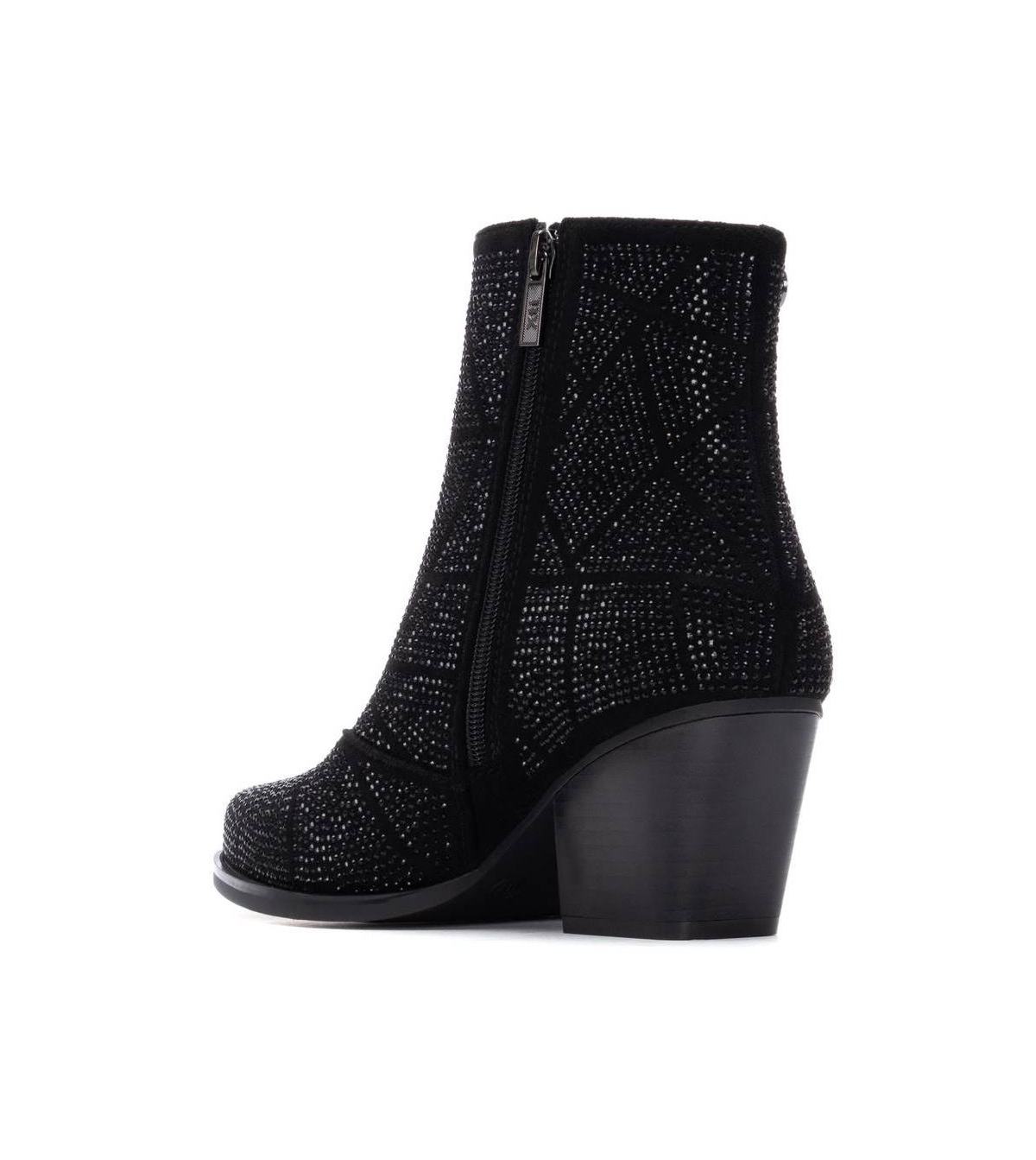 Xti Women's Suede Heeled Ankle Booties