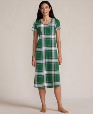 Women's Cotton Short Sleeve Midcalf Nightgown