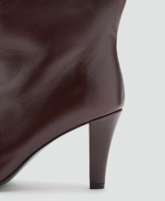 Women's Heel Leather Boots