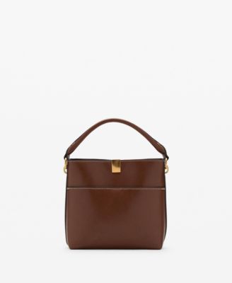 Women's Metal Detail Bucket Bag