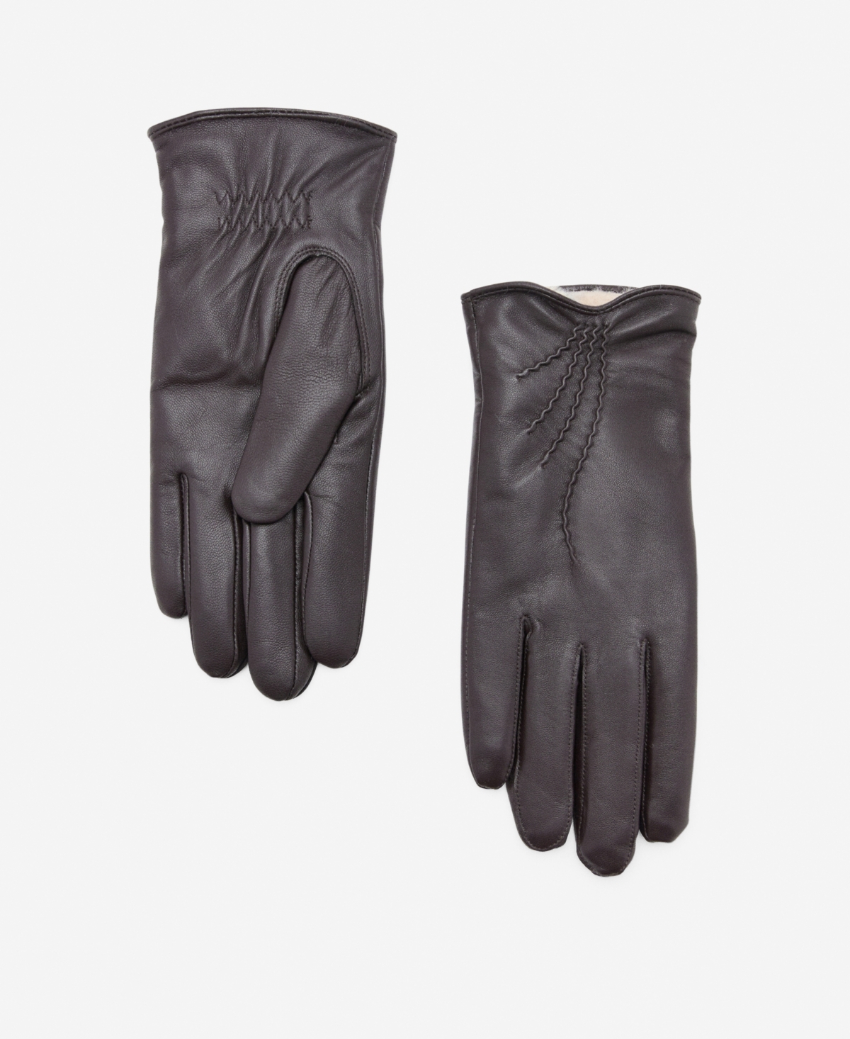 Mango Women's Leather Gloves In Brown