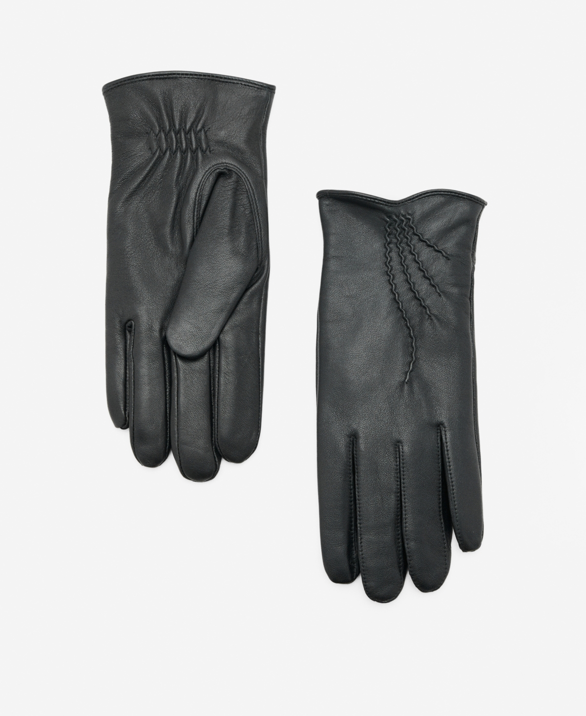 Mango Women's Leather Gloves In Black