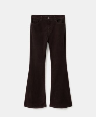 Women's Velvet Flared Jeans