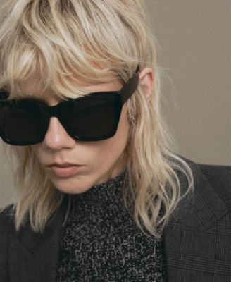 Women's Speckled Perkins-Neck Sweater