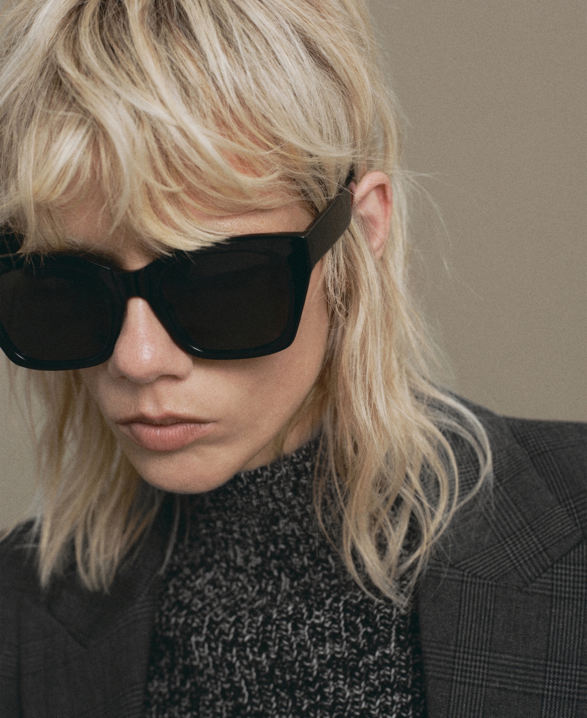 Mango Women's Speckled Perkins-Neck Sweater