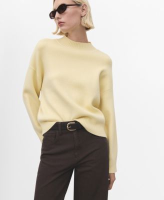 MANGO - Women's High Collar Sweater