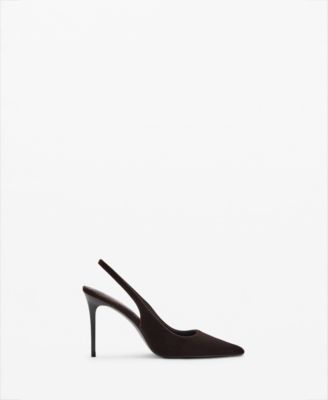 Women's Velvet Heeled Shoes