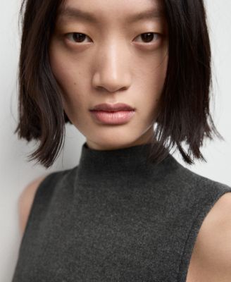 Women's Belt Turtleneck Top