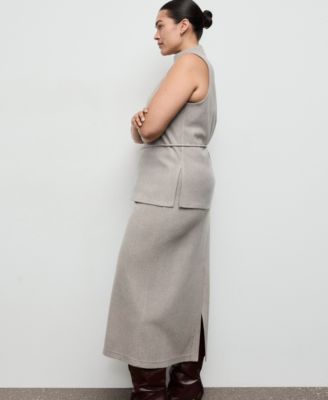 Women's Elastic Waist Long Skirt