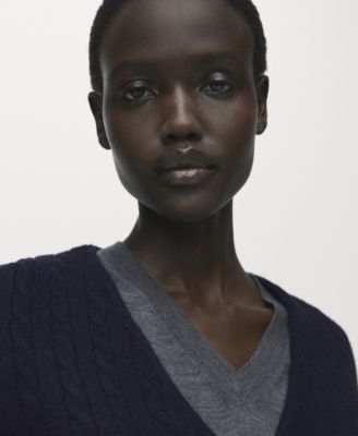 Women's Knitted Braided Cardigan