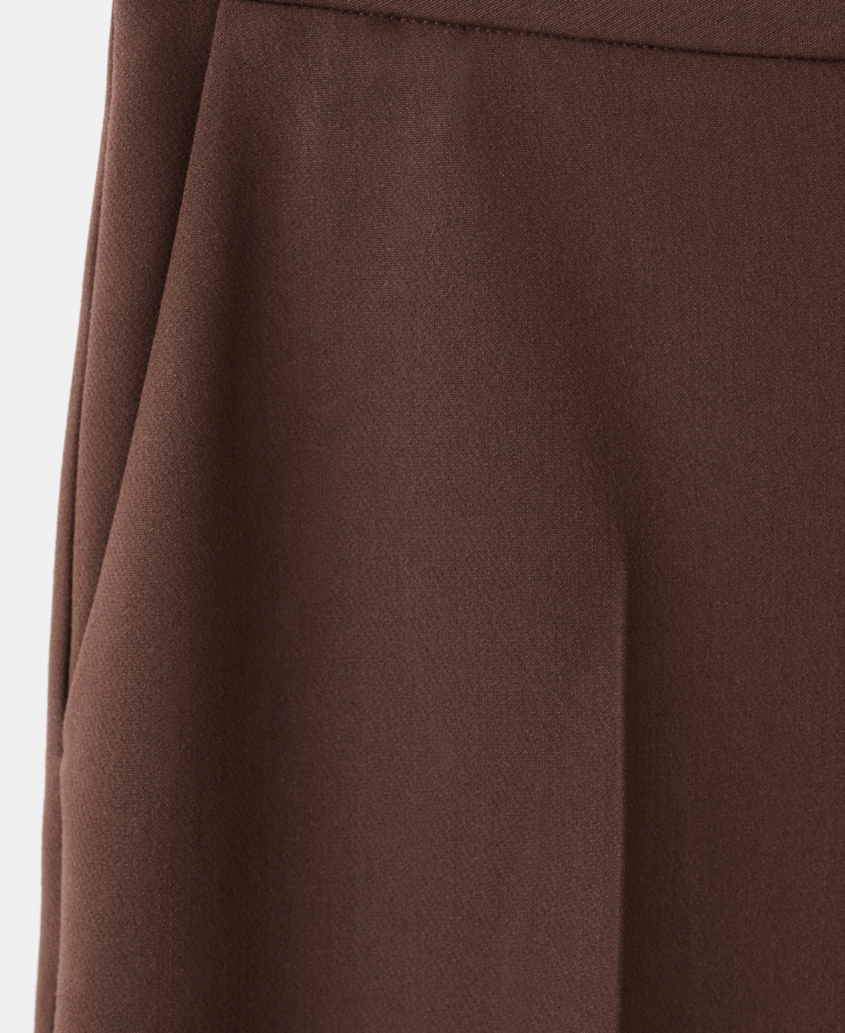 Mango Women's High-waist Straight Pants In Brown