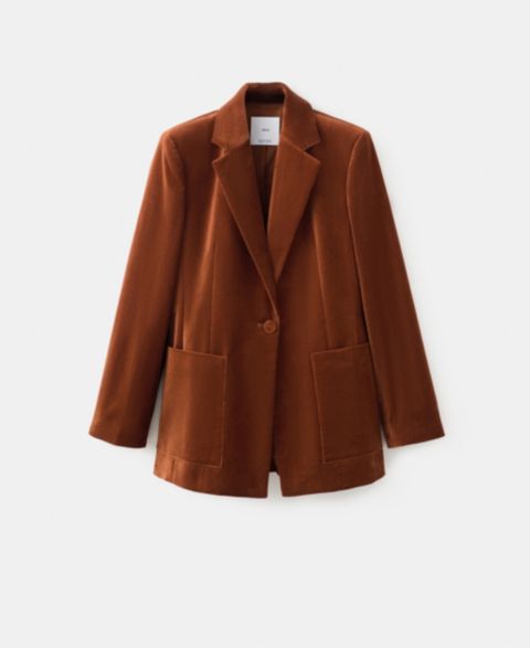Женские куртки MANGO Women's Pockets Velvet Jacket