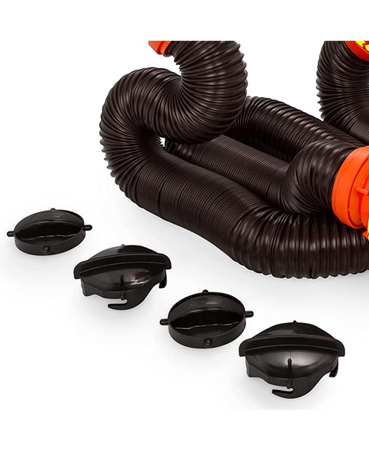 Camco RhinoFLEX 20 Foot Rv Sewer Hose Kit with Pre Attached Bayonet Fittings