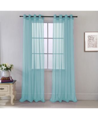 Cara Grommet Curtain Panel for Windows, 54" x 84"