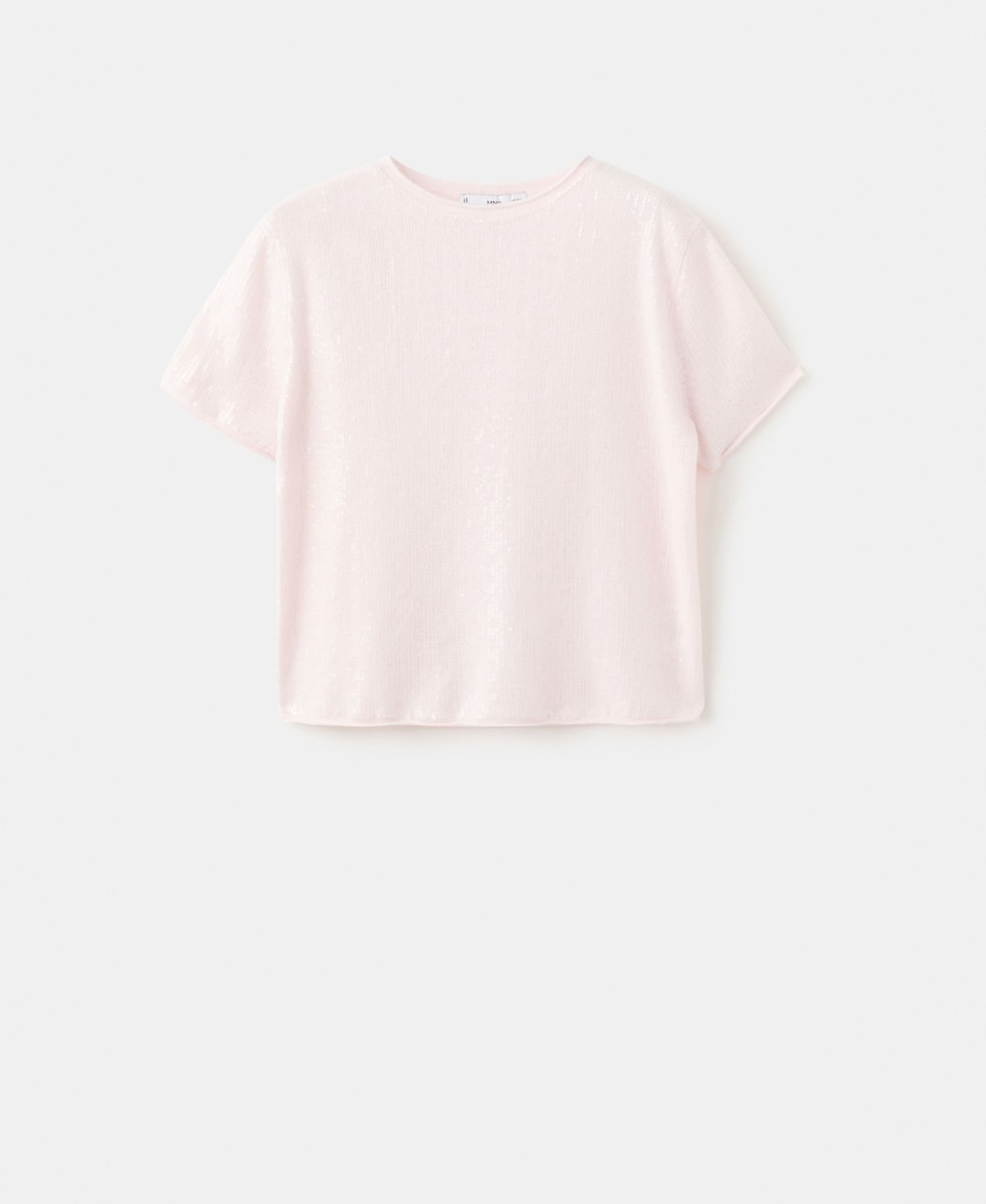 Women's Short-Sleeved Sequin Sweater