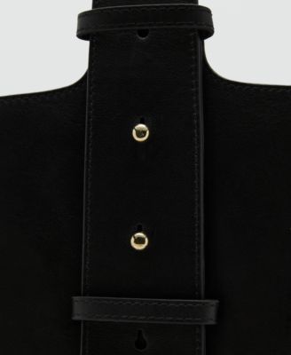 Women's Leather Bucket Bag