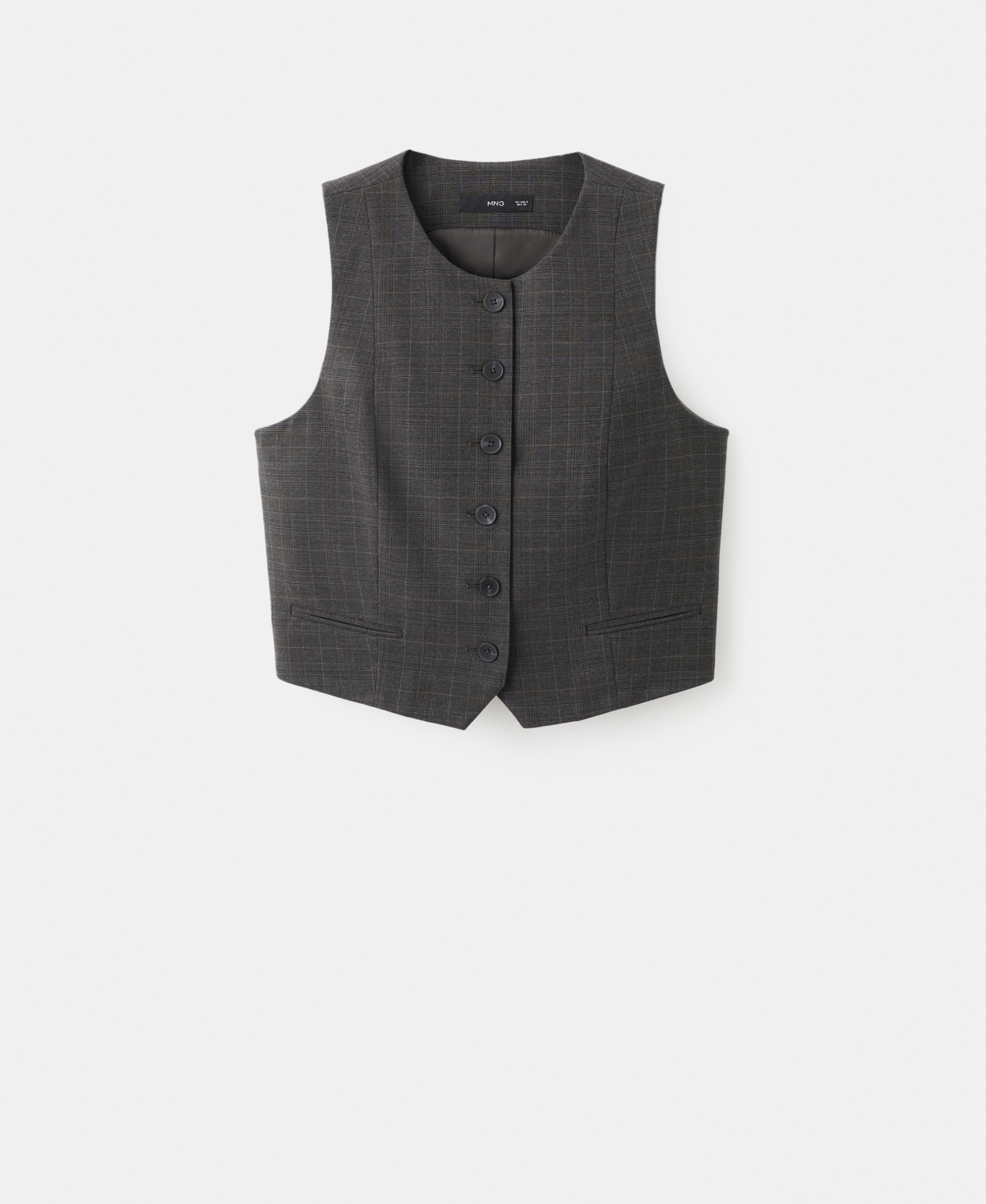 Mango Women's Check Suit Waistcoat