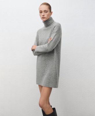 Women's Knitted Turtleneck Dress