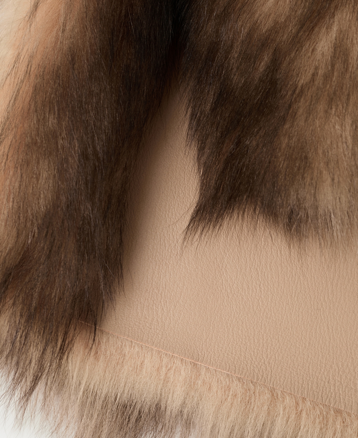 Mango Women's Fur-effect Turtleneck Waistcoat In Brown