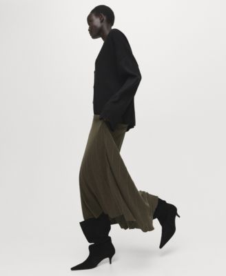 Women's Oversized V-Neck Cardigan