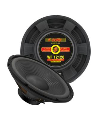 12" Subwoofer 120W Car Audio Sub Woofer 8 Ohm Deep Bass Replacement Component Loud Speaker