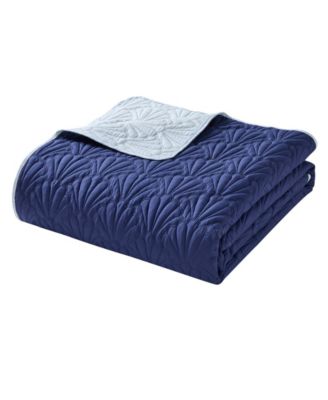 Seashell Reversible 3-Piece Quilt Set, Full/Queen