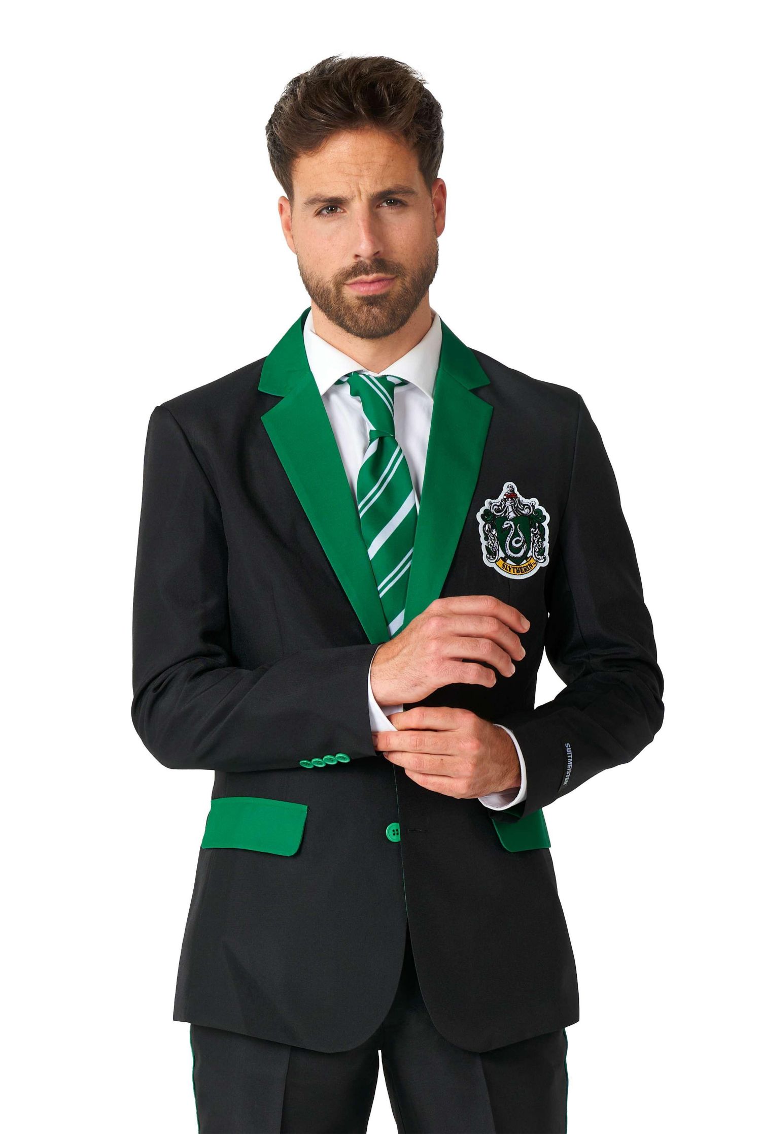 Men's Official Slytherin Costume - Slim Fit Suit