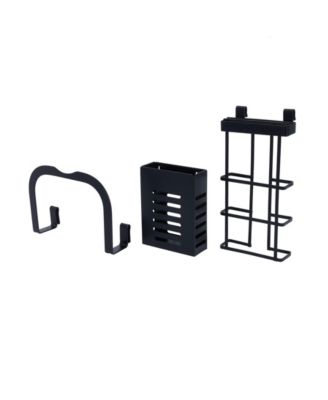 Metal 2-Tier Countertop Caddy, Black