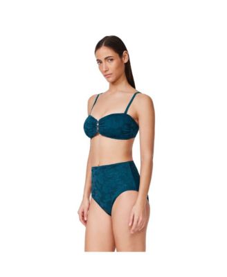 Women's Jolene Textured Bandeau Bikini Top