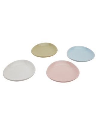 Assorted Egg-Shaped Appetizer Plates, Set of 4, Exclusively at Macy's