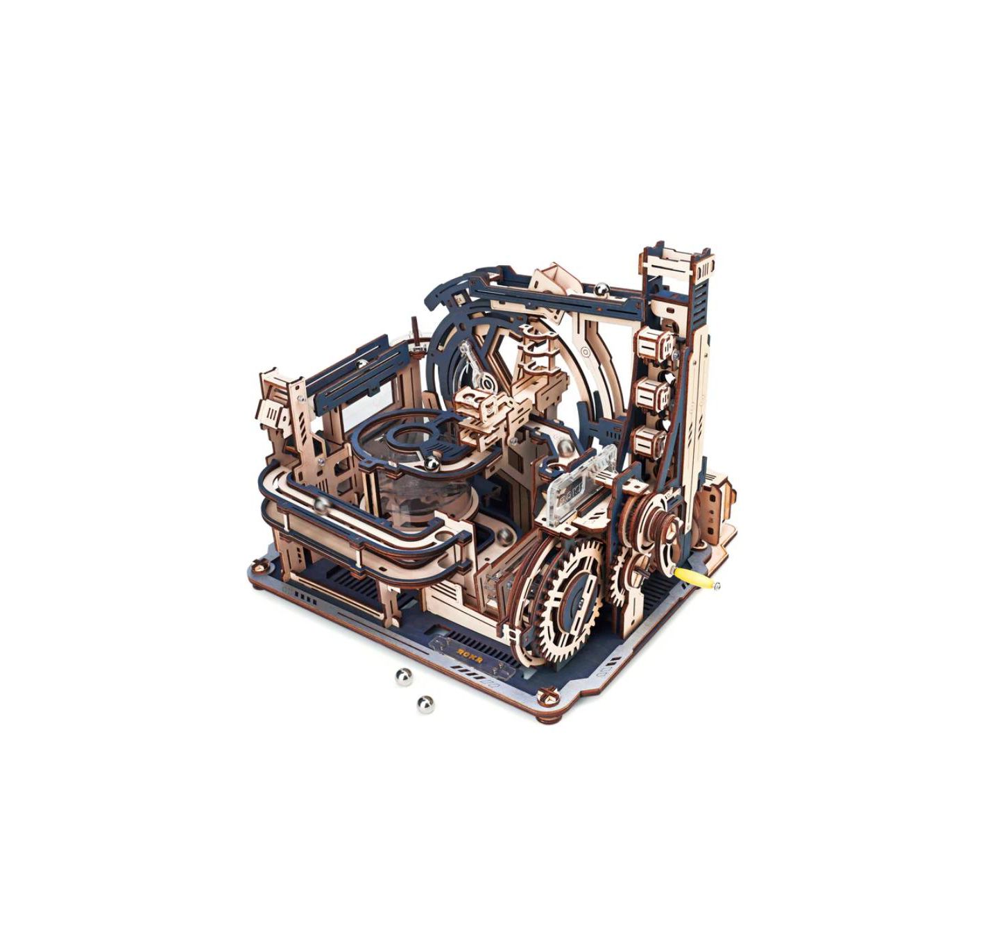 Детские конструкторы Flash Popup Spaceport 3D Moving Gears Puzzle 472-Piece Marble Run, Ages 14+ — фото 1