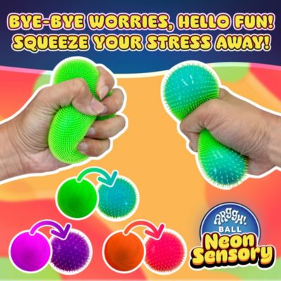 3-Pack Neon Sensory Squish Balls