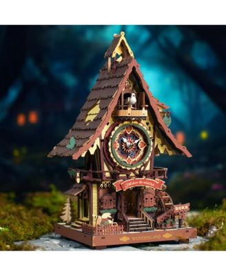 DIY 3D Moving Gears Puzzle - Cuckoo Clock - 435pcs