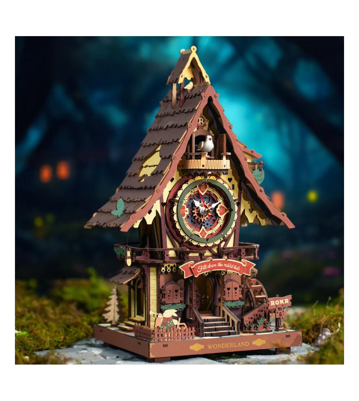 Flash Popup Diy 3D Moving Gears Puzzle - Cuckoo Clock - 435pcs