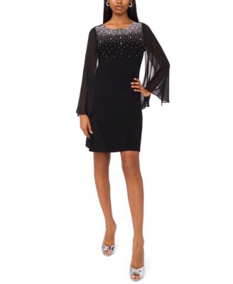 MSK - Women's Embellished Crewneck Dress