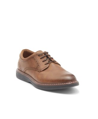 Men's Plain Toe Derby Lace-Up Dress Shoes