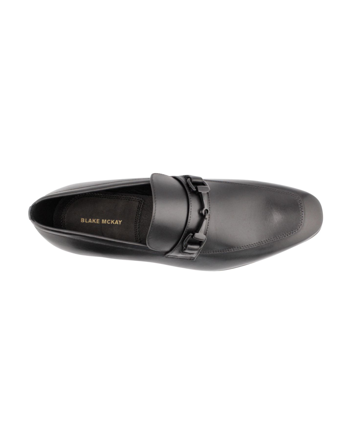 Мужские туфли Blake McKay Dylan Dress Slip-on Bit leather Loafer, цвет: Чёрный — фото 3