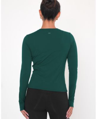 Women's Raya Mid Length Compression Nylon Long Sleeve Top