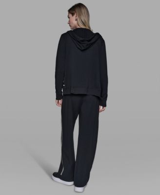 Women's Pearl Front Zipper Tracksuit Jacket