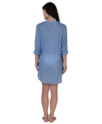 Women's Button-Down Swim Shirt