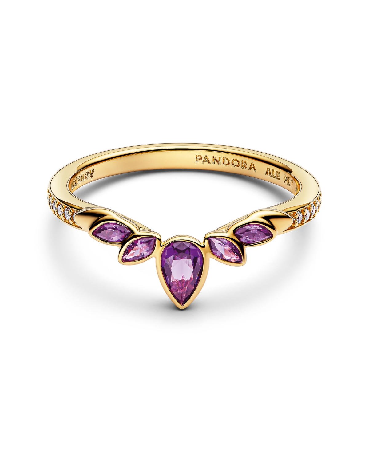 Pandora Disney Frozen Queen Anna Tiara Ring In Gold