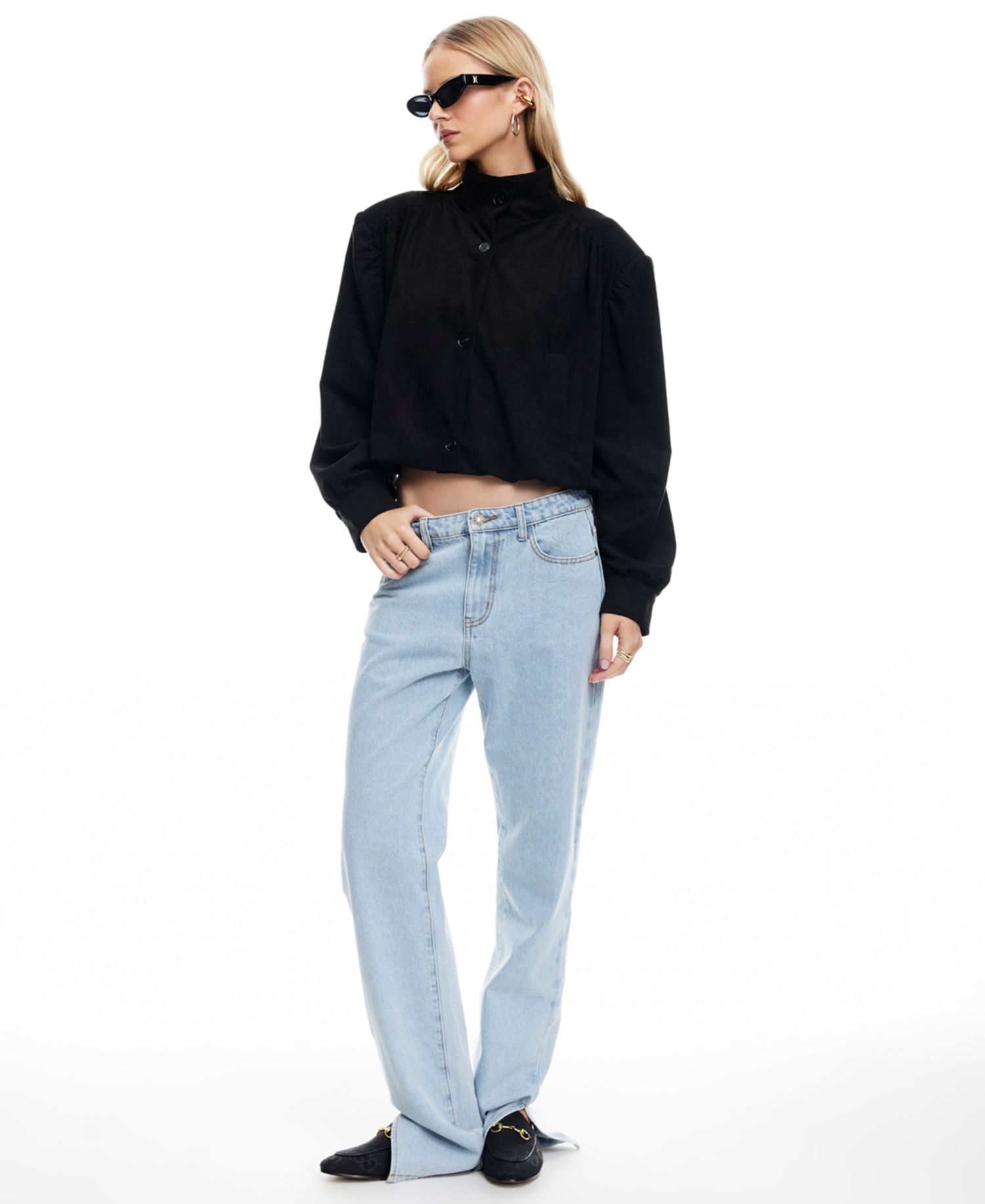 Women's Luminous High Neck Jacket