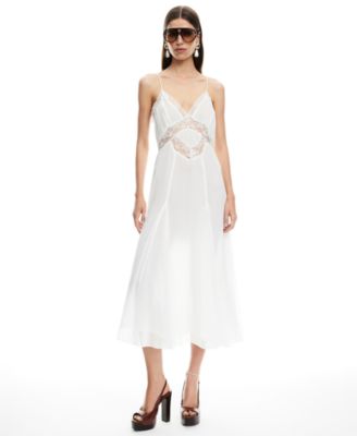 Women's Harmony Plunge Neck Midi Dress