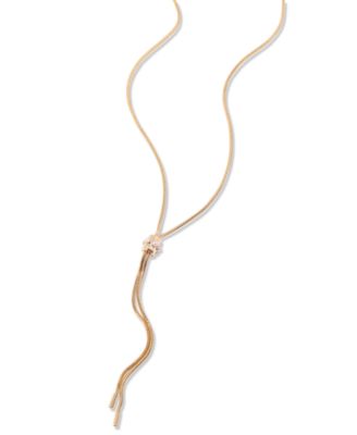 Gail Bolo Pearl Lariot Necklace