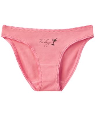 Women's Cabana Hip Bikini Weekender Panties, 3-Pack Set