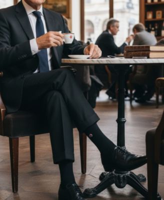 Men's Ribbed Solid Socks