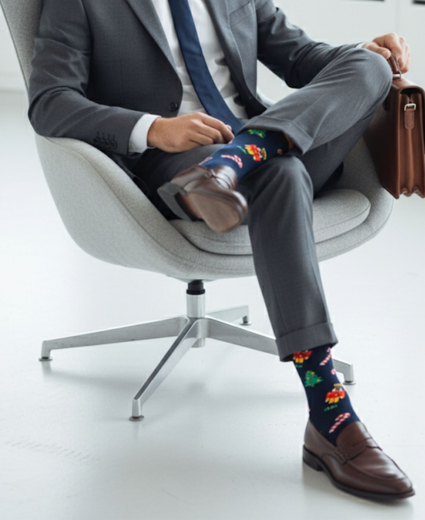 Носки Noel для мужчин — Love Sock Company, цвет: Тёмно-синий — фото 2