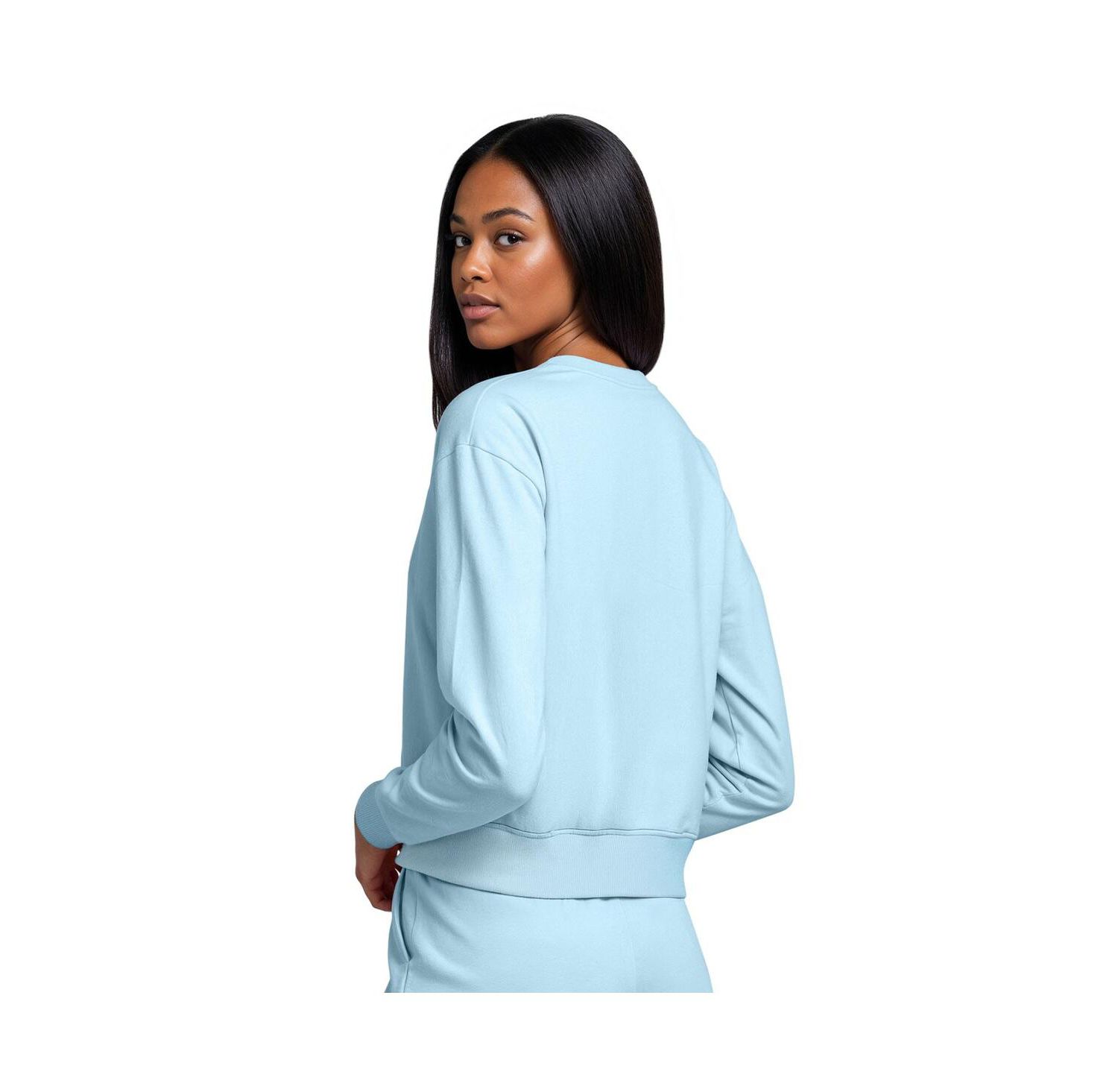 Women's Light Blue New York Rangers Tonal Pullover Sweatshirt