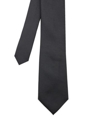 Men’s Slim Textured Solid Neck Tie